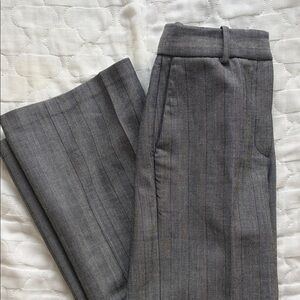 Aritzia Babaton Agency Charcoal Herringbone Pants